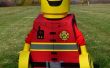 Traje de bombero LEGO minifigura