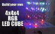 Construir tu propio 4 x 4 x 4 cubo del LED RGB