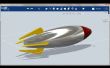 Diseño de un cohete del modelo Custom