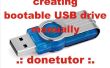 Cómo crear una unidad USB de arranque sin usar cualquier Software