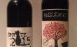 Etiqueta de vino personalizada de San Valentín