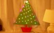Árbol de Navidad de madera con cambio de color luces