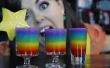 Tiradores de arco iris gelatina