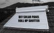 Panel solar bricolaje enrollar persiana (cortina solar, tapparella solare)