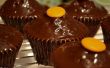 Chocolate cupcakes de Cointreau