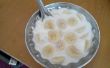 Desayuno muy fácil con leche y plátano (sólo 3 ingredientes)