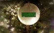 Tweetball: Una bola de adorno de Navidad que muestra tus amigos de twitter deseos