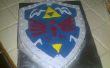 Mi pastel del escudo hyliano de Zelda! 
