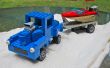 Barra de 40 Willys calle LEGO con lancha y remolque
