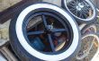 Fabricación de ejes de rueda de moto amplia y uniéndose a ellos para llantas de coche! 