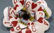 Poker Card flor pelo Clip/Pin