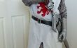 Trajes de caballero juvenil DIY con guantes, casco y espada