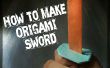 Cómo hacer Origami espada