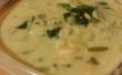 Cómo hacer sopa de lata comer relleno, sopa de setas curry de verduras camarones