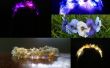 Luz flores corona diademas para verano música festivales, bodas, ocasiones especiales