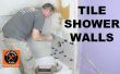 Cómo instalar azulejos de una pared de la ducha y... Y cortar azulejos como un profesional!!!! 