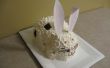Cómo hacer un pastel de conejo 3D