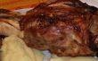 Cómo hacer cerdo receta casera (codillo de cerdo o de cerdo de shin), para madera horno de caña
