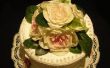 Falso pastel de boda del estilo años 1940