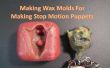 Hacer moldes de cera para hacer Stop Motion marionetas