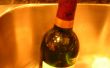 Lámpara de botella de vino