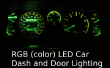 RGB LED coche Dash y la iluminación de la puerta