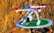 Drone / helicóptero de aterrizaje (el montaje del trípode)
