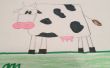 Cómo dibujar una vaca de dibujos animados