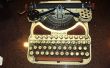 Restauración de un caso de la máquina de escribir de 1926
