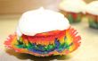 Cupcakes de limón del arco iris! ¿ 