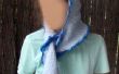 Fácil ganchillo bufanda con capucha