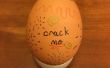 Día de San Valentín secreto mensaje en un huevo