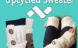 Suéter reciclado - para brazo/pierna calentadores w/teléfono Pocket