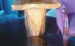 "Doblado" mesa de madera losa