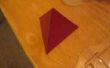 Cómo hacer un sólido platónico tetraedro o un dado de cuatro D & D cara (dice)