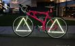 Reflectores de la rueda del triángulo - bicicleta