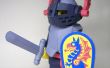 Cómo construir tu propio minifig LEGO Castle Black Knight de papercraft