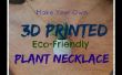 3D impreso collar brotes de planta