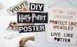 Cartel de Harry Potter DIY