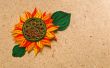 Cómo hacer el diseño de la flor del sol amarillo usando papel arte Quilling