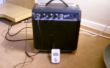 MP3/Ipod conducen a amplificador de guitarra