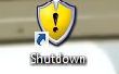 Cómo hacer un acceso directo de Shutodown de escritorio