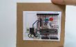 PCB prototipo maqueta en cartón