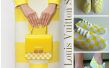 DIY Tutorial zapatos: Louis Vuitton amarillo cuadros imprimir