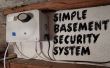 Sistema de seguridad simple sótano