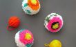 Flor de pompones + hacer DIY pompones