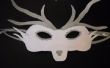 Máscara de ciervo elegante papel fantasma