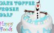 Frozen Olaf de muñeco de nieve Fondant Icing Cake Toppers