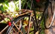 Bambú bicicleta posterior del bastidor