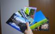 Postales caseras con materiales reciclados - libre